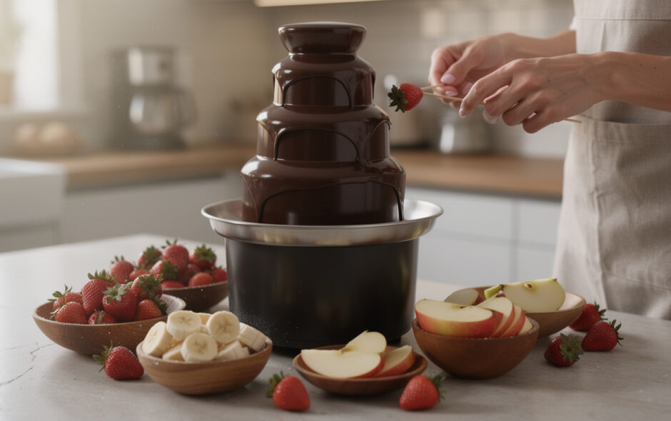 découvrez nos astuces simples pour utiliser votre fontaine de chocolat noir sans stress et profiter pleinement de moments gourmands réussis.