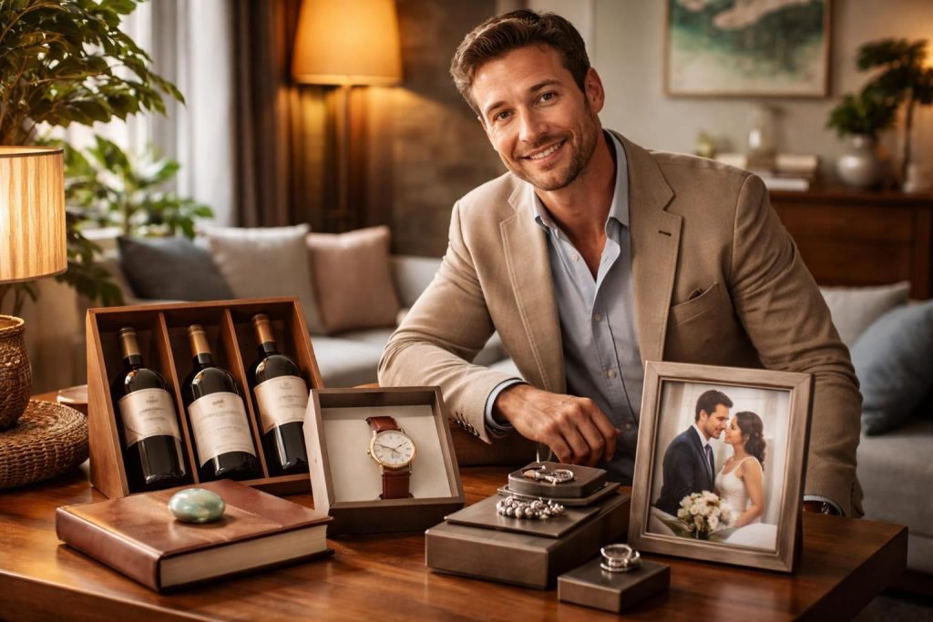 découvrez des astuces originales pour offrir le cadeau parfait à un homme pour célébrer 12 ans de mariage, alliant émotion, style et personnalisation.