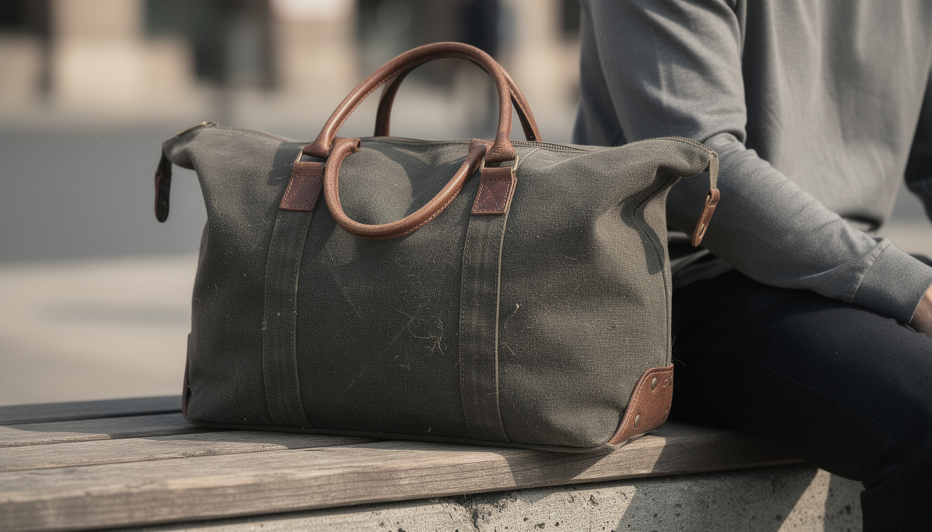 découvrez notre cabas homme en toile robuste, alliant style moderne et durabilité exceptionnelle pour un accessoire idéal au quotidien.