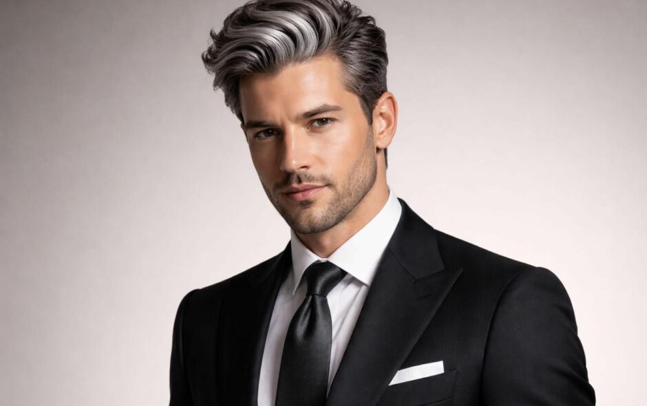 découvrez comment adopter la mèche gris argenté pour hommes et révélez un style chic et moderne qui attire tous les regards. sublimez vos cheveux avec élégance et confiance.