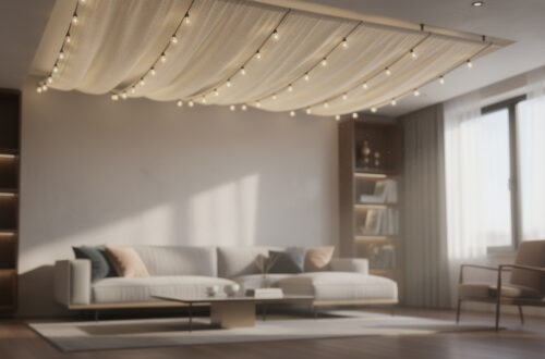 Comment choisir la meilleure tenture lumineuse pour plafond adaptée à votre espace