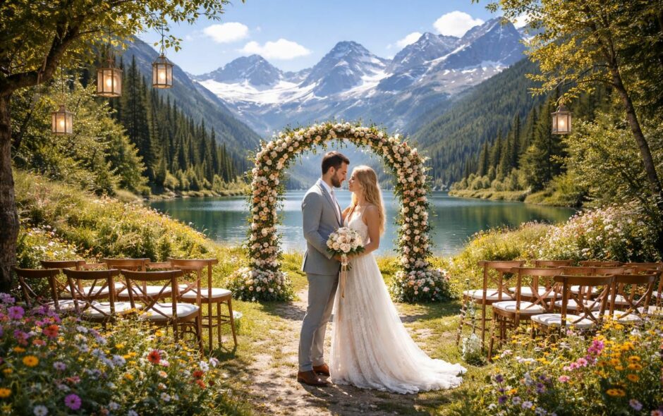 découvrez nos conseils pour choisir le lieu idéal pour un mariage à thème montagne en été, alliant beauté naturelle et ambiance chaleureuse.