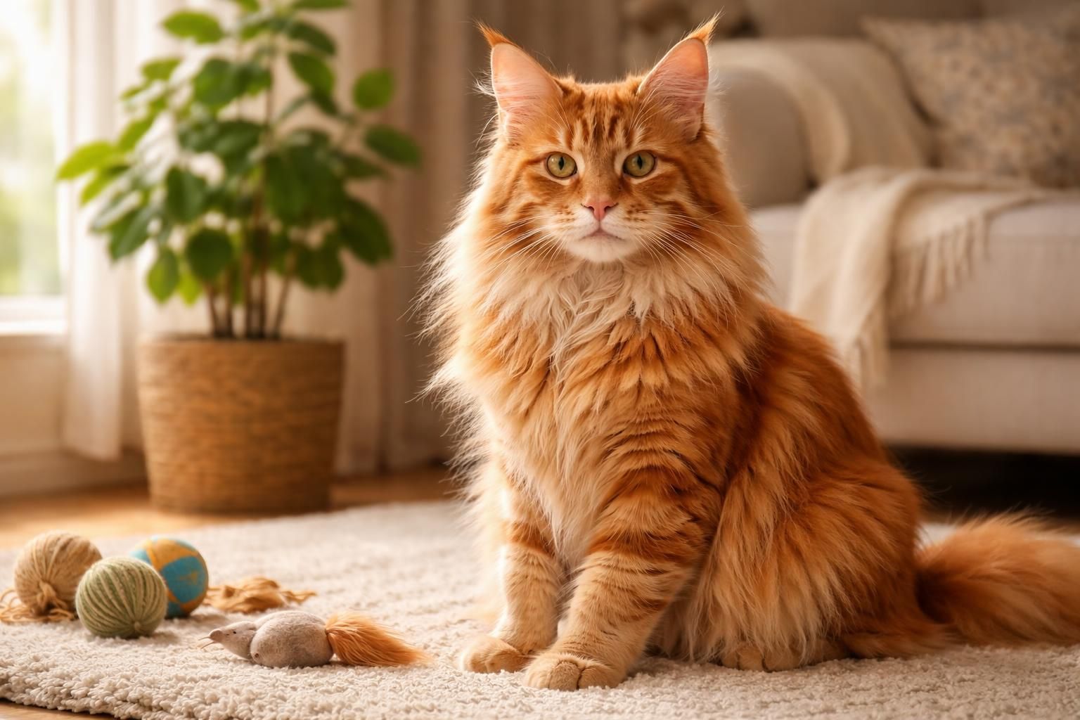 découvrez les particularités et le comportement typique du chat maine coon roux adulte, ses habitudes, son caractère, et comment mieux vivre avec ce compagnon majestueux.