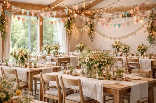 DIY : idées créatives pour décorer une salle pour un mariage