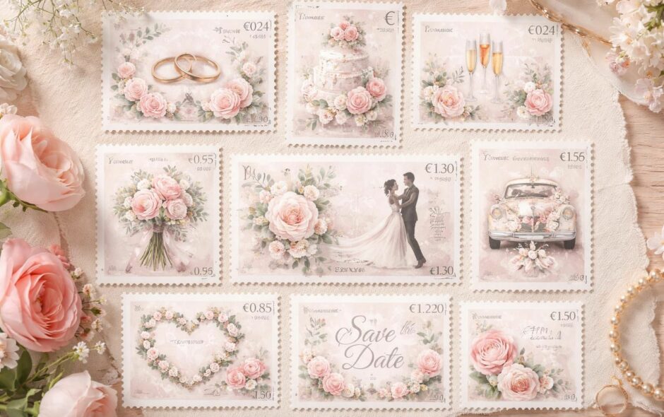 découvrez des idées uniques de timbres-poste personnalisés pour rendre votre mariage inoubliable et ajouter une touche d'originalité à vos faire-part.
