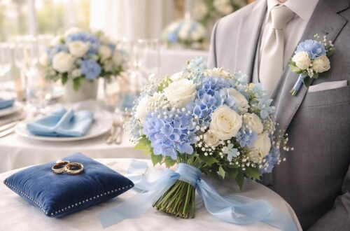 Idée de “quelque chose de bleu” pour un mariage : Eléments incontournables à intégrer