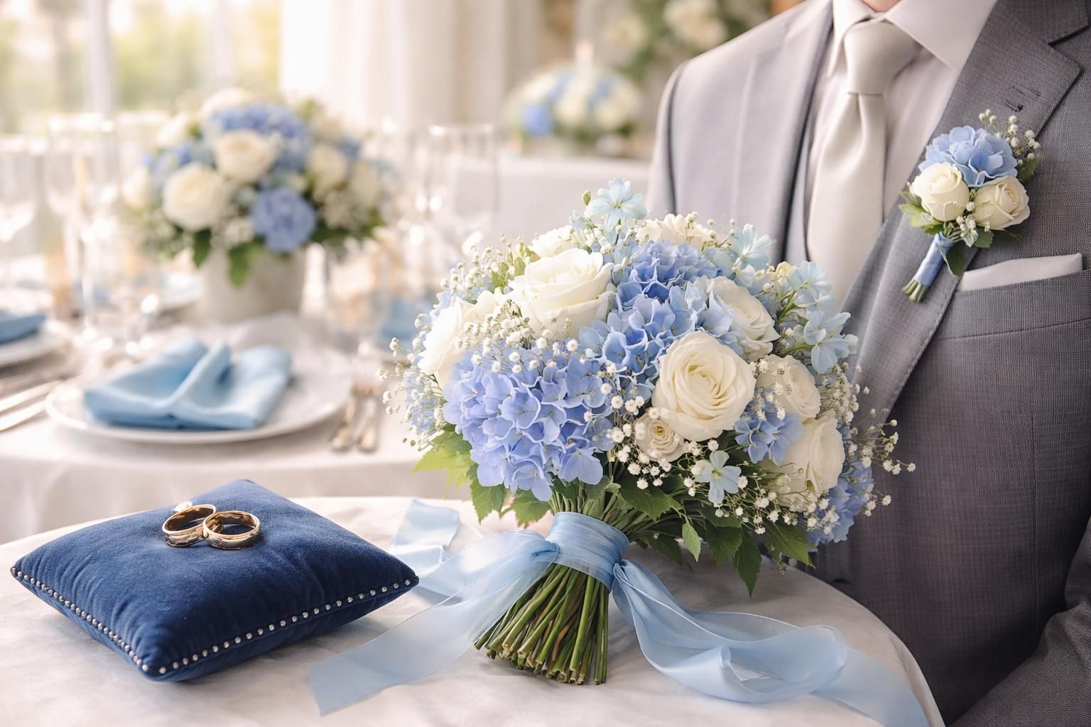 découvrez des idées originales et incontournables pour intégrer le traditionnel "quelque chose de bleu" à votre mariage et rendre ce moment encore plus spécial.