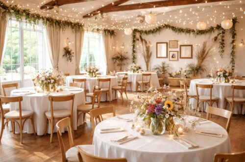 Idées de décoration pour une salle de mariage à petits budgets mais grand impact