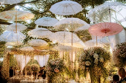 Inspirations de parapluies de décoration pour un mariage : des styles qui émerveillent