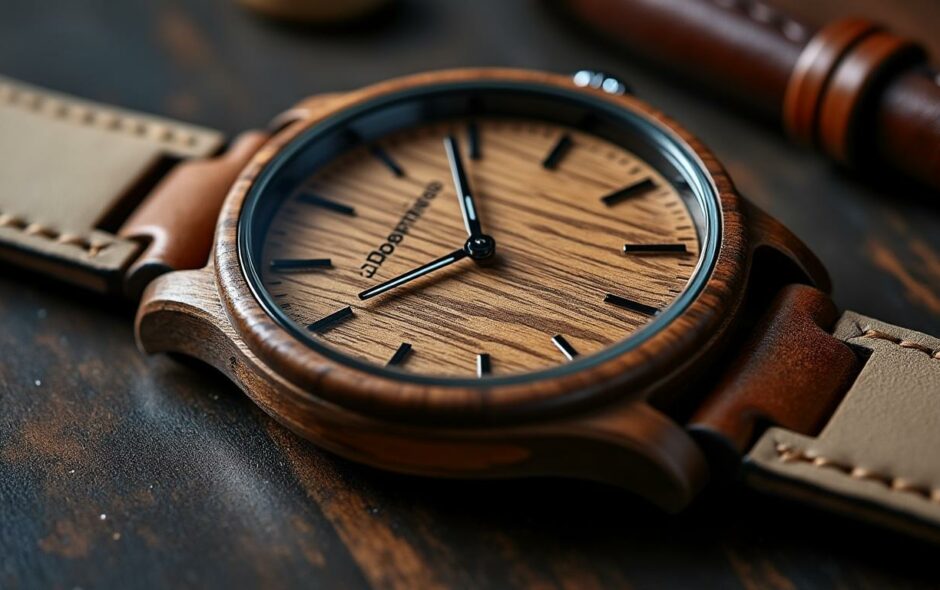 découvrez la montre en bois automatique pour homme, alliant élégance et écoresponsabilité. ce bijou chic et unique reflète votre style tout en respectant la planète. faites le choix d’un accessoire qui allie mode et conscience écologique.