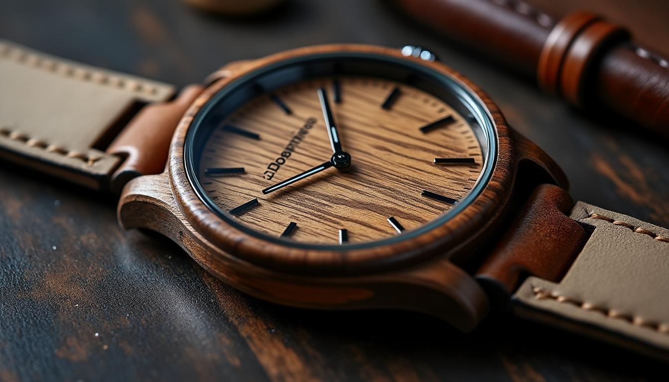 découvrez la montre en bois automatique pour homme, alliant élégance et écoresponsabilité. ce bijou chic et unique reflète votre style tout en respectant la planète. faites le choix d’un accessoire qui allie mode et conscience écologique.
