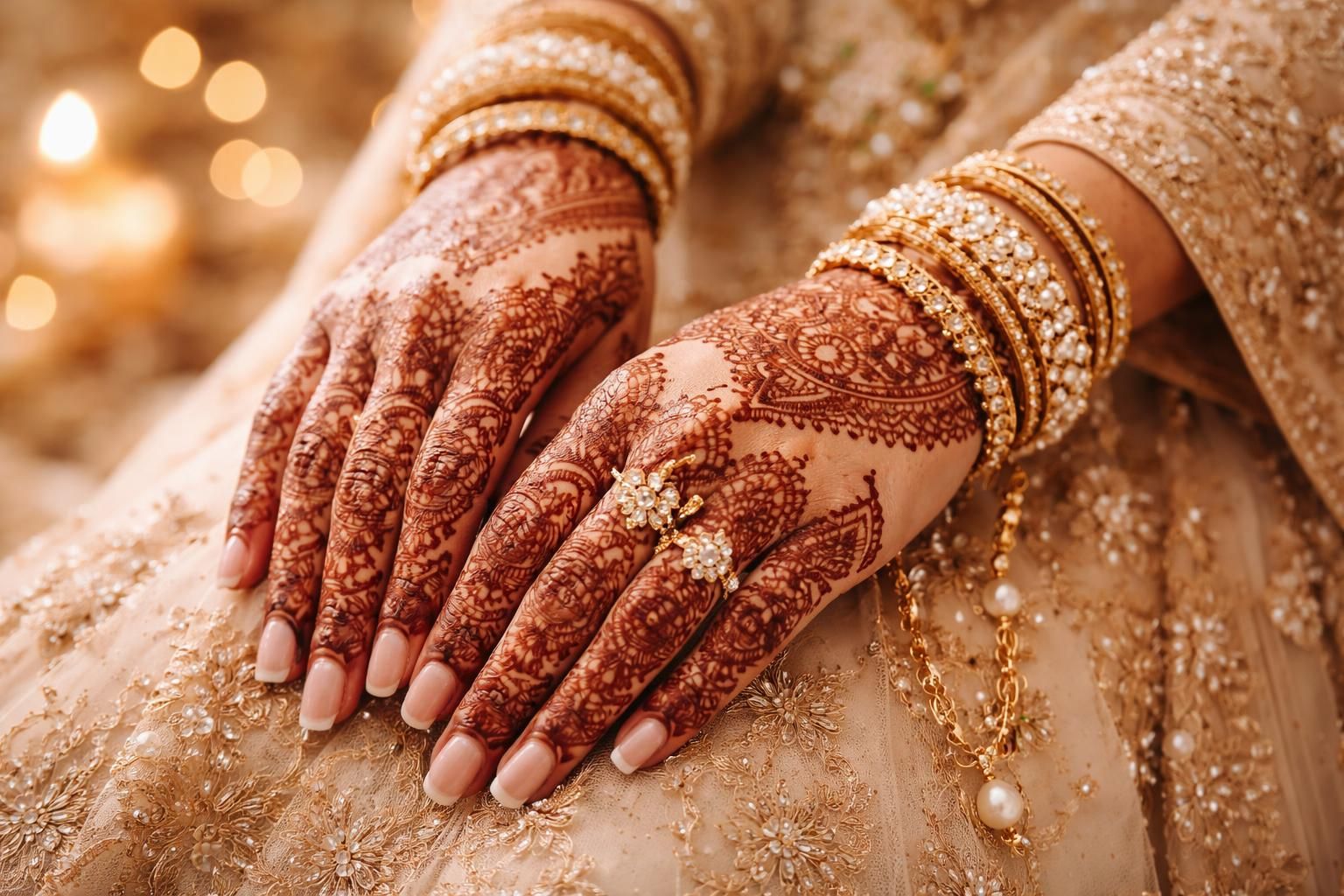 découvrez la signification profonde du henné dans le cadre d'un mariage, alliant symbolisme traditionnel et élégance pour célébrer l'amour et l'union.
