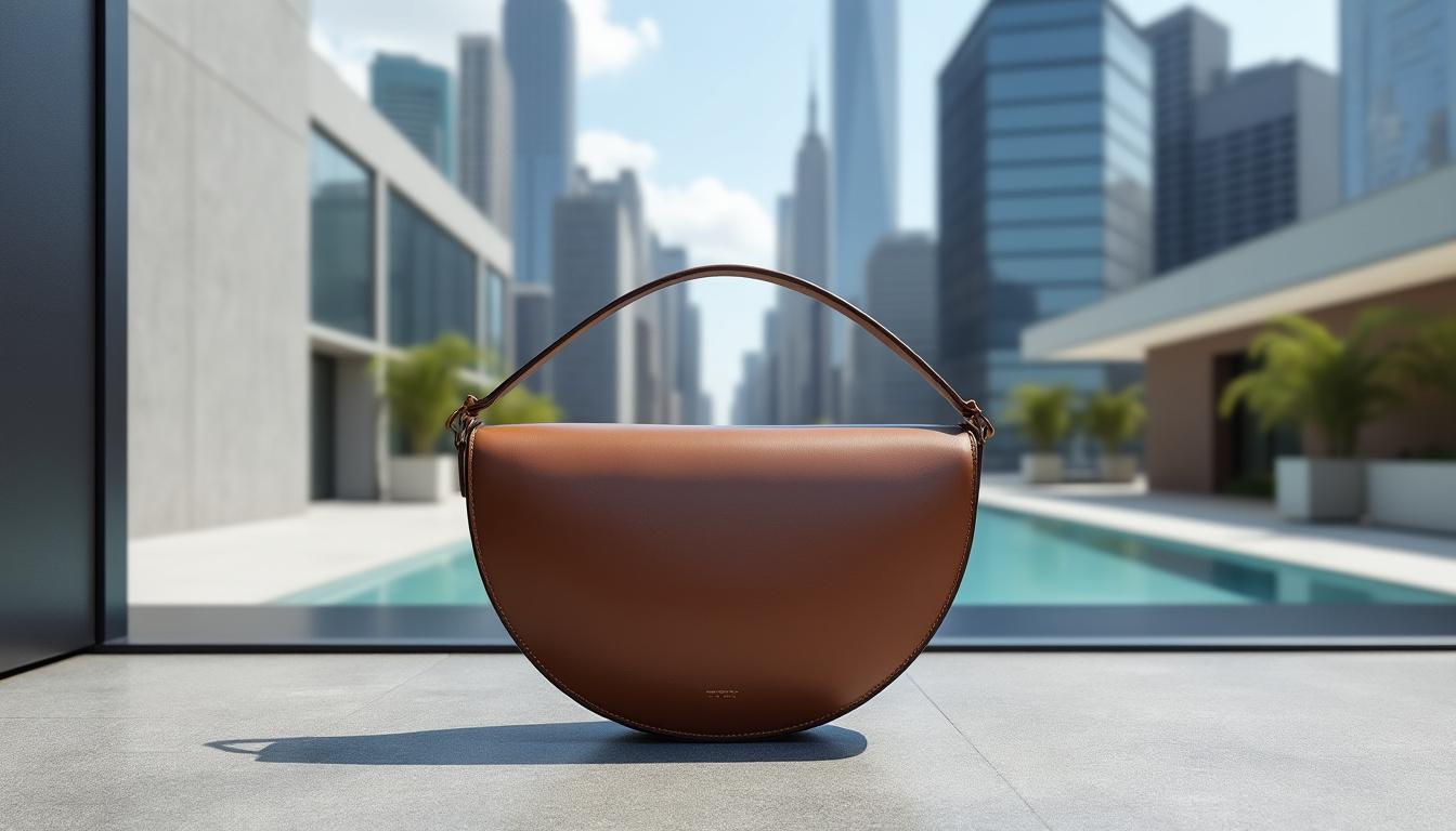 découvrez le moon bag de by far : un sac à main alliant fonctionnalité intelligente et design moderne, parfait pour compléter toutes vos tenues avec élégance.