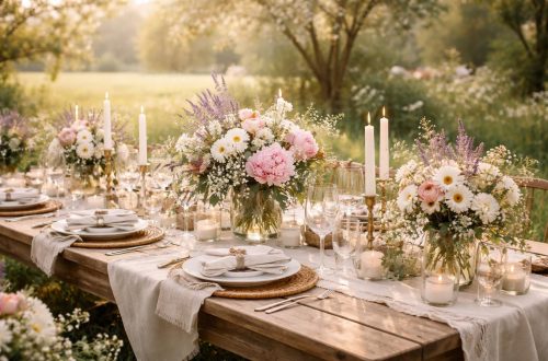 découvrez comment choisir les fleurs parfaites pour un repas champêtre et une décoration romantique de mariage, alliant élégance naturelle et charme bucolique.