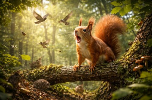 Le cri de l&rsquo;écureuil et ses impacts sur l&rsquo;écosystème local