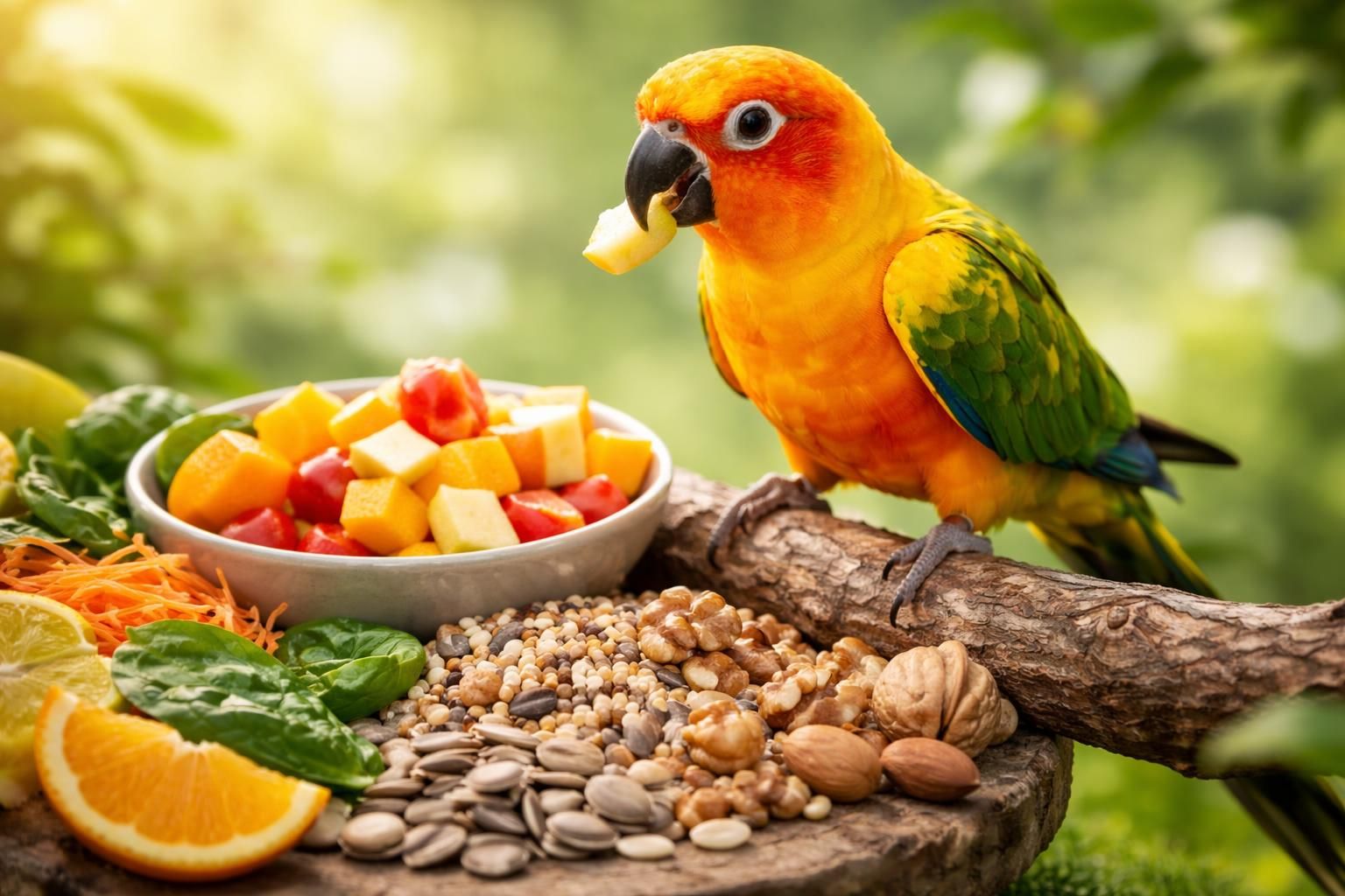 découvrez les besoins alimentaires essentiels de la conure soleil pour garantir sa santé et son bien-être au quotidien.