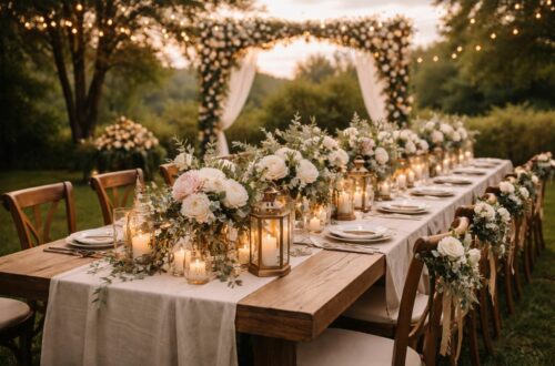 Les essentiels de la meilleure décoration pour un mariage rustique et élégant