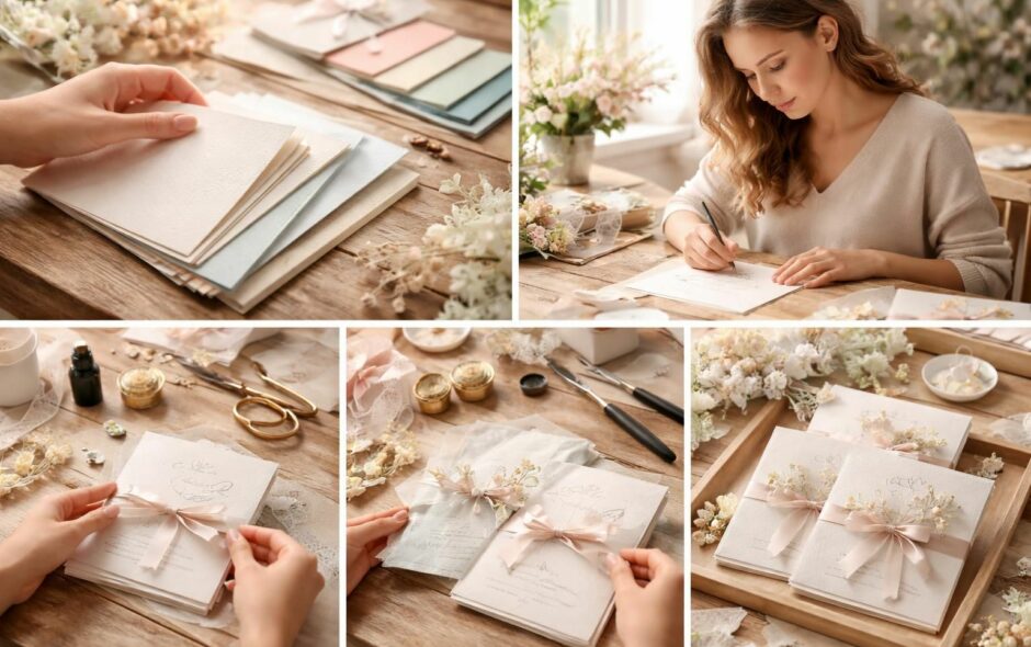 découvrez les étapes clés pour réussir votre kit de faire-part de mariage à faire soi-même et créez des invitations personnalisées et uniques pour le plus beau jour de votre vie.