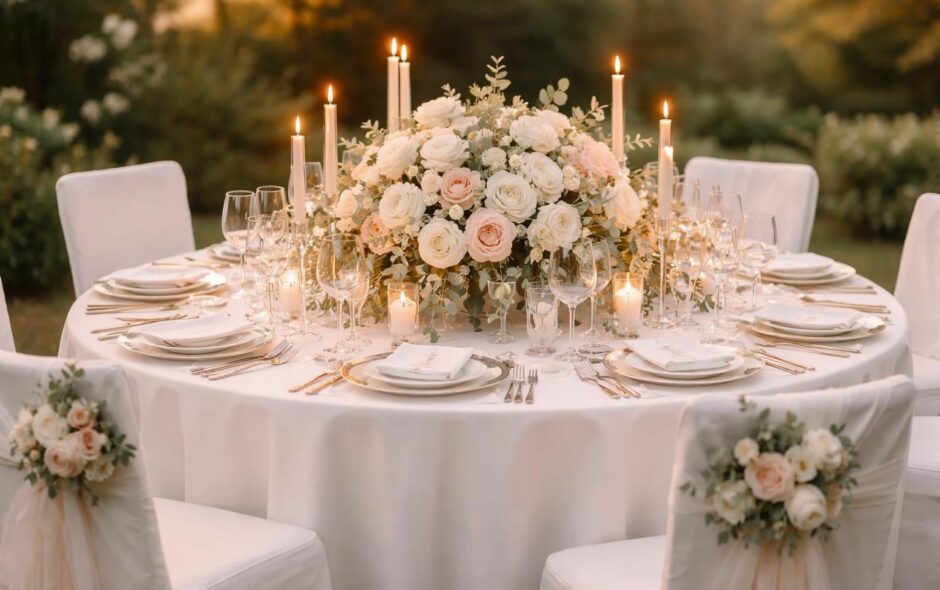 découvrez nos idées inspirantes de décorations florales pour sublimer une table ronde lors de votre mariage et créer une ambiance inoubliable et élégante.