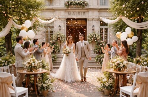Les meilleures idées de décoration pour votre sortie de mairie après le mariage