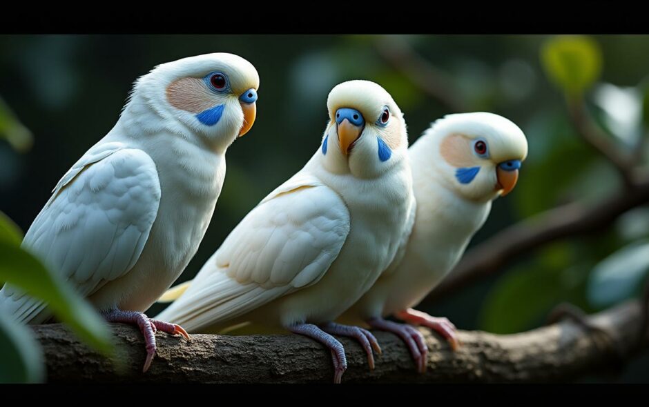 découvrez l'univers captivant des perruches blanches, ces oiseaux à la personnalité sociable et amicale. apprenez tout sur leurs comportements, leur habitat et leurs soins, et laissez-vous charmer par leur beauté et leur vivacité.