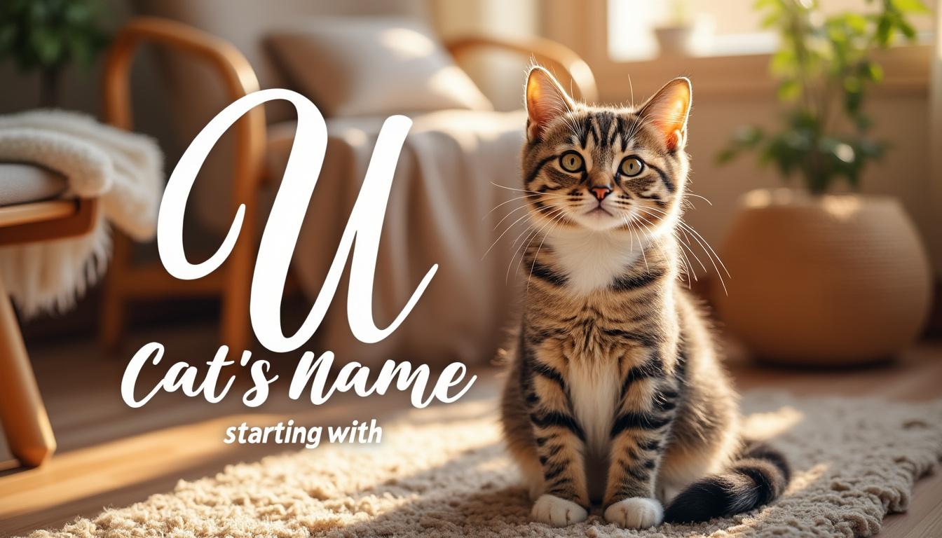 découvrez notre sélection des plus beaux noms de chat et chatte débutant par la lettre u pour trouver le prénom parfait à votre compagnon félin.