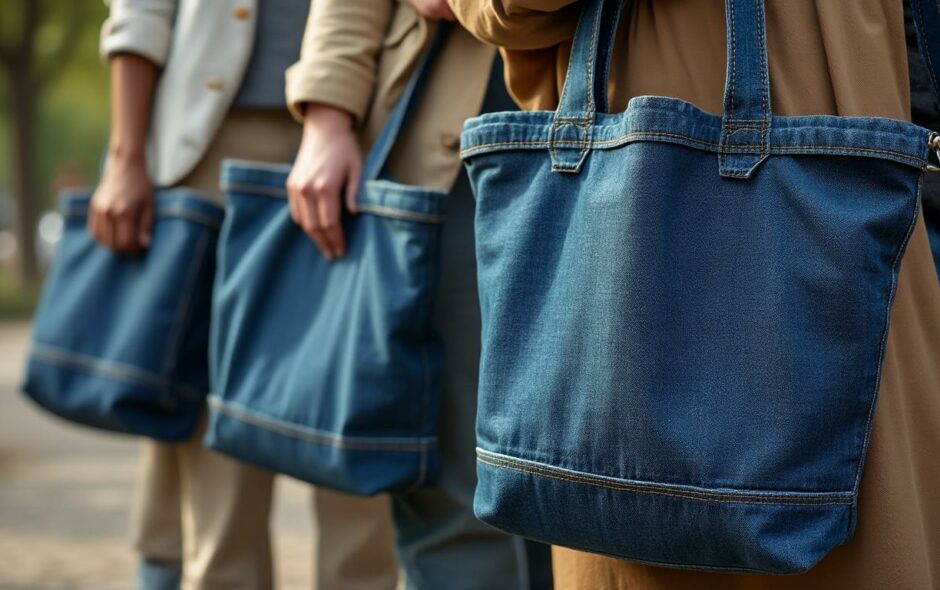 découvrez l'histoire fascinante des cabas vintage en jean recyclé et leur rôle positif dans la protection de l'environnement grâce à une mode éco-responsable.