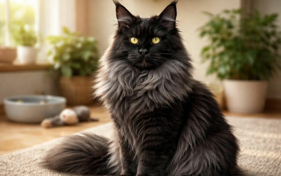 découvrez nos conseils pour assurer une vie longue et en bonne santé à votre maine coon black smoke, avec des astuces sur l'alimentation, les soins et le bien-être de ce magnifique chat.