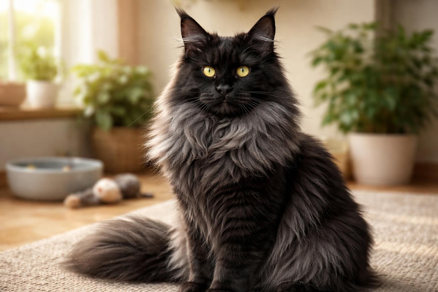 découvrez nos conseils pour assurer une vie longue et en bonne santé à votre maine coon black smoke, avec des astuces sur l'alimentation, les soins et le bien-être de ce magnifique chat.