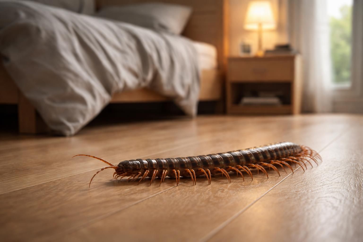 découvrez tout ce qu'il faut savoir sur la présence de mille-pattes dans votre chambre : identification, risques et astuces pour s'en débarrasser efficacement.