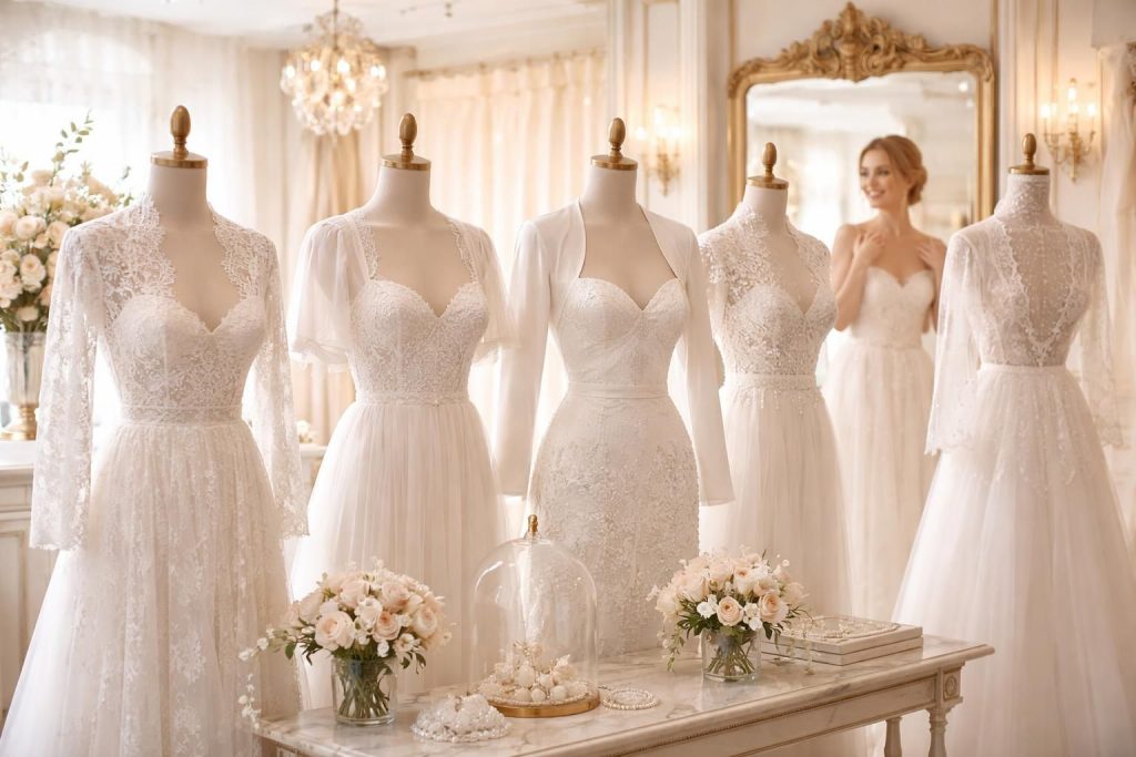 découvrez où trouver des boléros uniques pour robes de mariée qui sublimeront votre tenue et feront sensation le jour j.