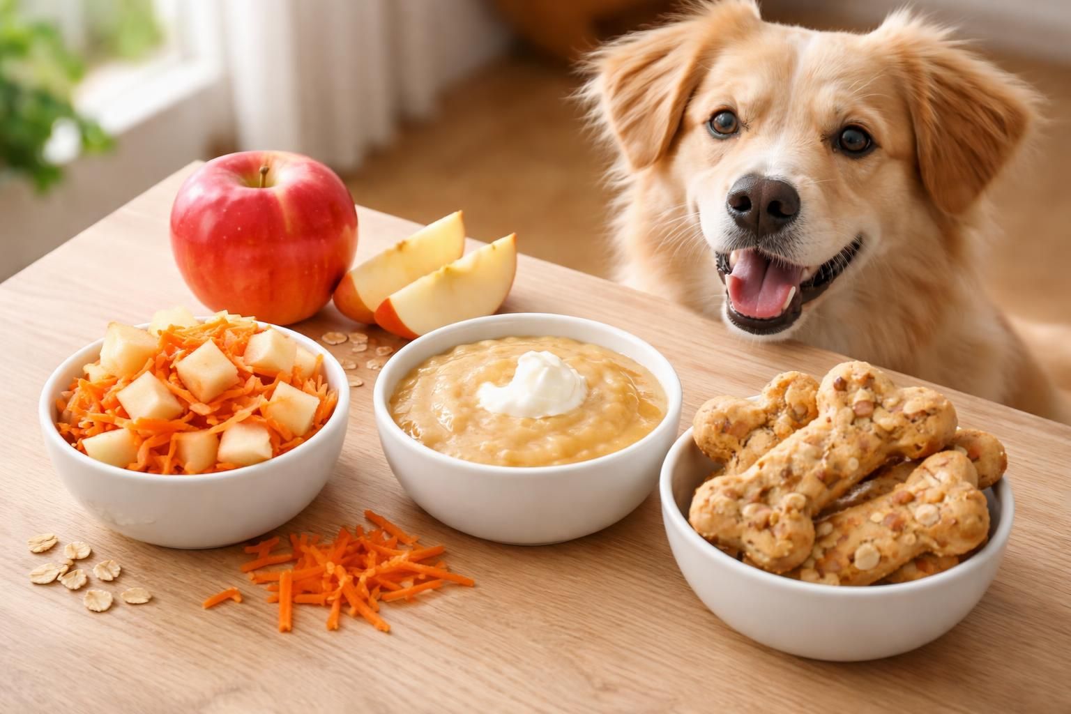 découvrez si la pomme est sans danger pour les chiens et apprenez trois recettes savoureuses pour leur faire plaisir en toute sécurité.