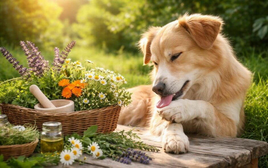 découvrez les avantages d'utiliser un remède naturel pour traiter votre chien qui se lèche les pattes, pour une solution saine et efficace.