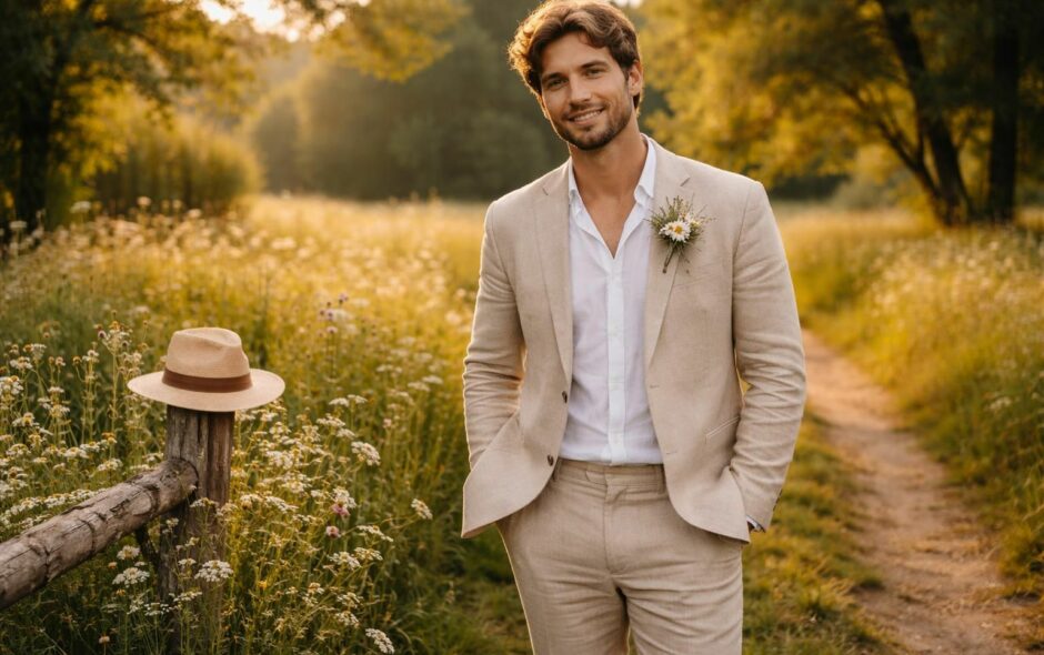 découvrez pourquoi choisir un vêtement champêtre pour homme lors de votre mariage apporte charme, confort et une touche naturelle à votre tenue nuptiale.