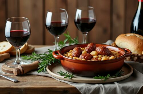découvrez les meilleurs accords mets et vins pour accompagner votre cassoulet ! ce guide vous propose des choix savoureux pour sublimer ce plat traditionnel. que vous soyez amateur de vin rouge, blanc ou rosé, trouvez la boisson idéale pour magnifier chaque bouchée.