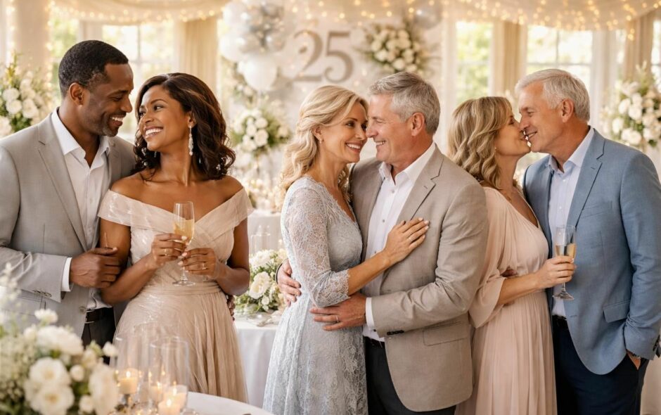 découvrez les témoignages émouvants de couples célébrant 25 ans de mariage, partageant leurs expériences et conseils pour des noces d'argent mémorables.