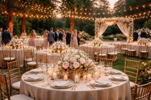 découvrez comment réussir votre réception de mariage avec un thème glamour et romantique, parfaitement adapté à vos invités pour une ambiance inoubliable.