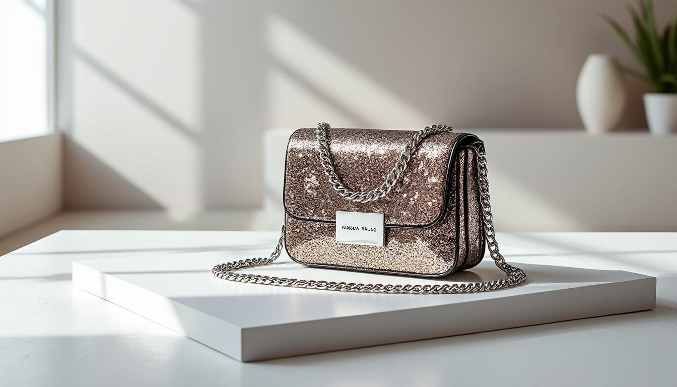 découvrez le sac vanessa bruno paillettes, l'élégance et la brillance idéales pour des cadeaux de fin d'année inoubliables. offrez style et glamour à vos proches !