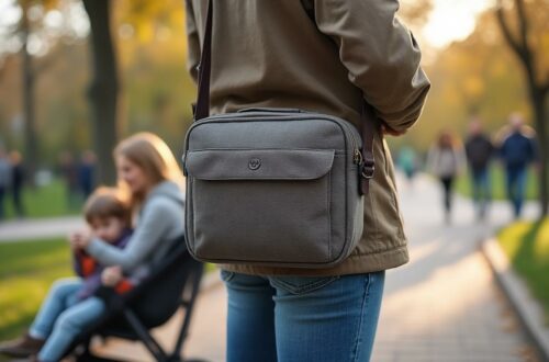 Sac bandoulière : un choix pratique pour les parents en déplacement