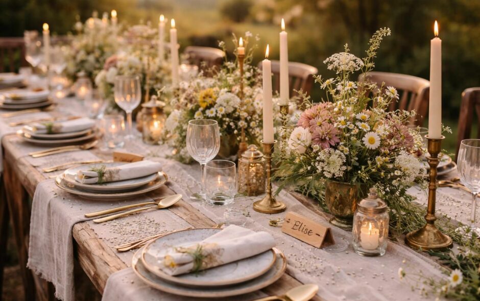 découvrez comment transformer votre réception grâce à un thème de table original pour un mariage unique et mémorable.