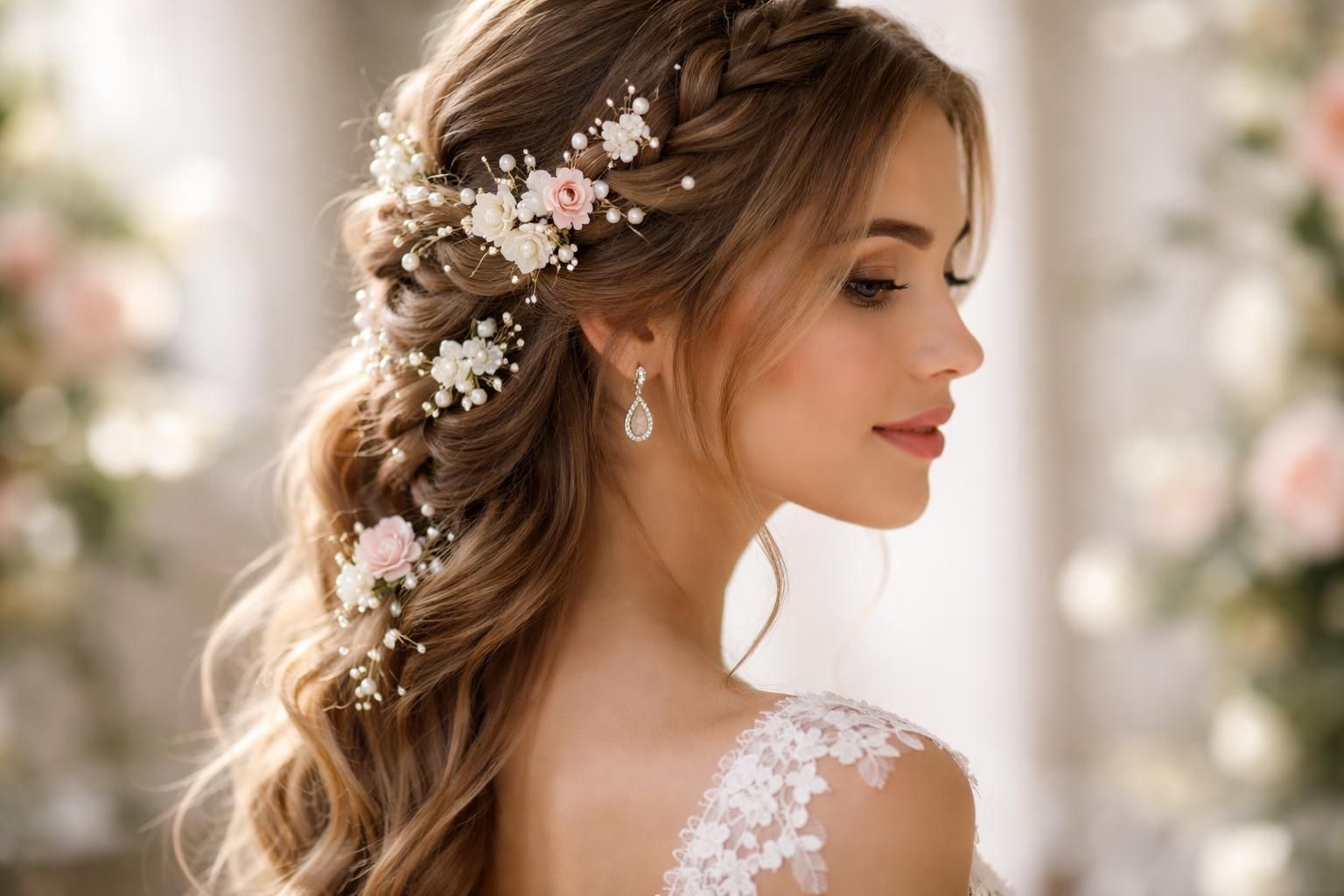 découvrez comment sublimer vos tresses sur cheveux mi-longs pour un mariage avec les accessoires incontournables qui vous feront briller lors de ce jour spécial.