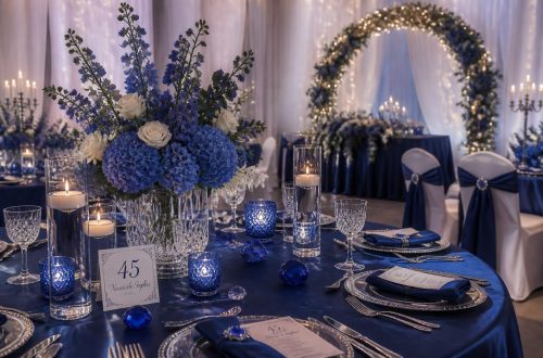 Un guide pour choisir les meilleures décorations pour l&rsquo;image des noces de saphir