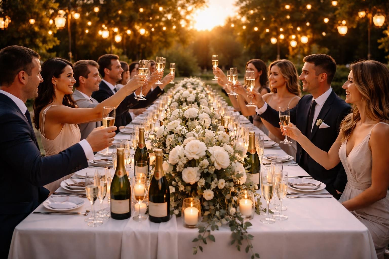 découvrez combien de bouteilles de champagne prévoir par personne pour un mariage parfait et éviter le gaspillage tout en assurant la fête.