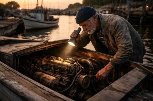 Vieux bateau à vendre : contrôler le moteur au-delà des heures affichées