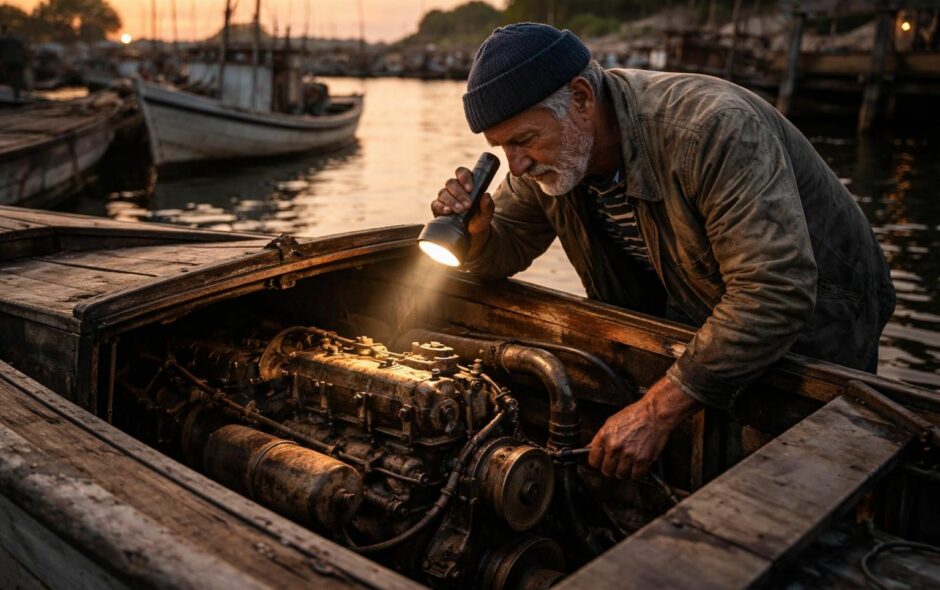 découvrez comment vérifier le moteur d'un vieux bateau à vendre même au-delà des heures affichées pour éviter les mauvaises surprises et faire un achat en toute confiance.