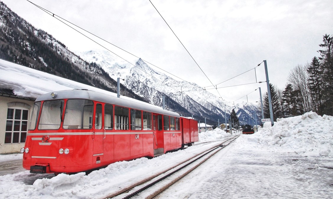 visiter en train ski